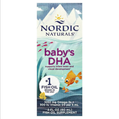 Nordic Naturals Baby’s DHA 60 ml packaging